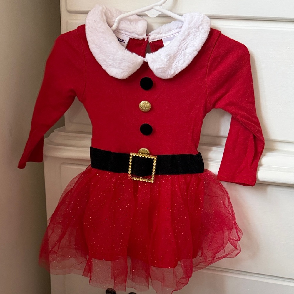Blueberi Boulevard Festive Red Santa Dress